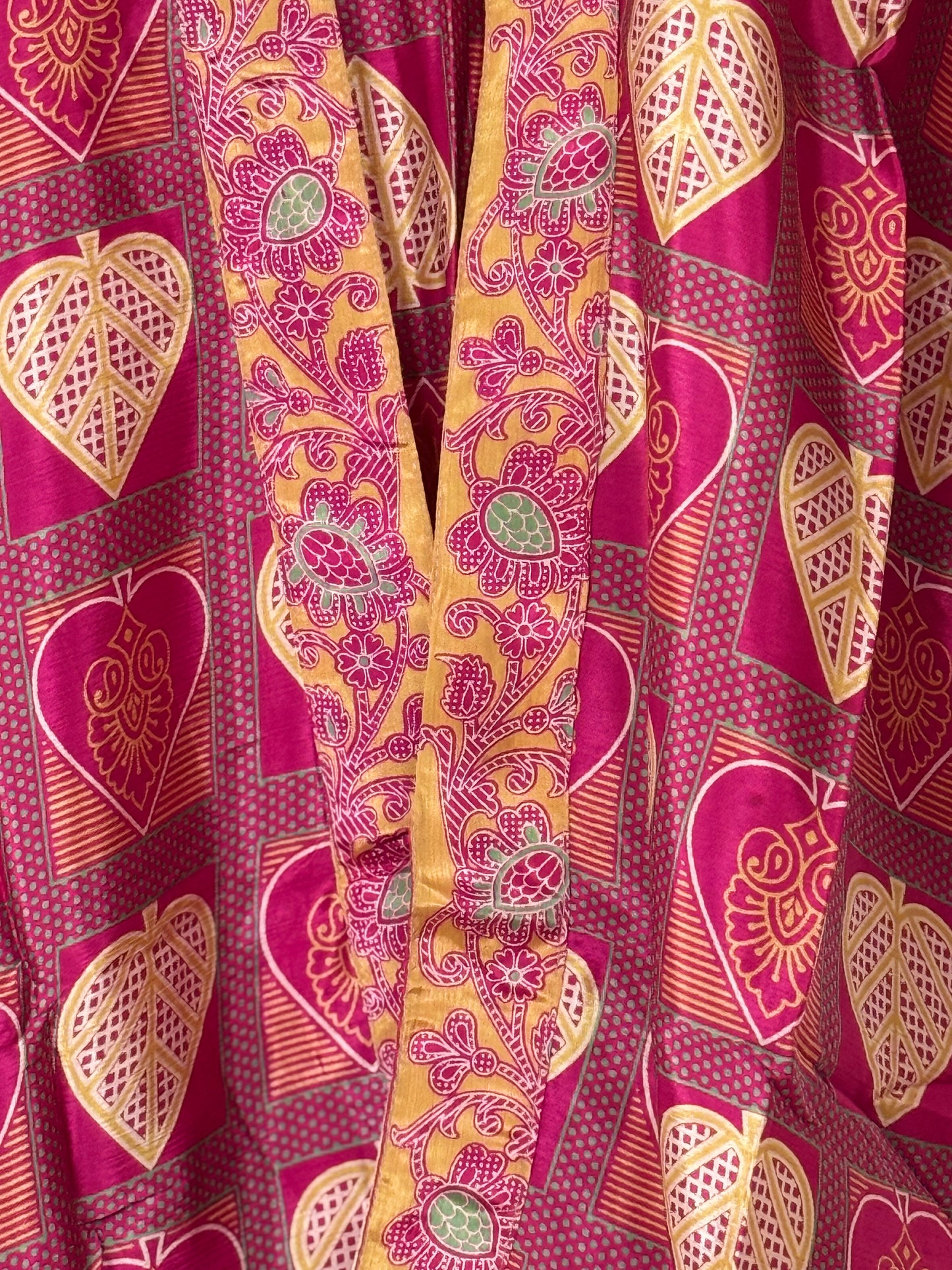 Vintage Saree Silk Trousers & Shirt Co-ordinated Set