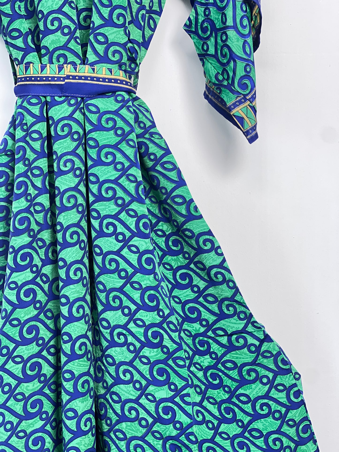 Vintage Saree Silk Kimono / Duster - Long