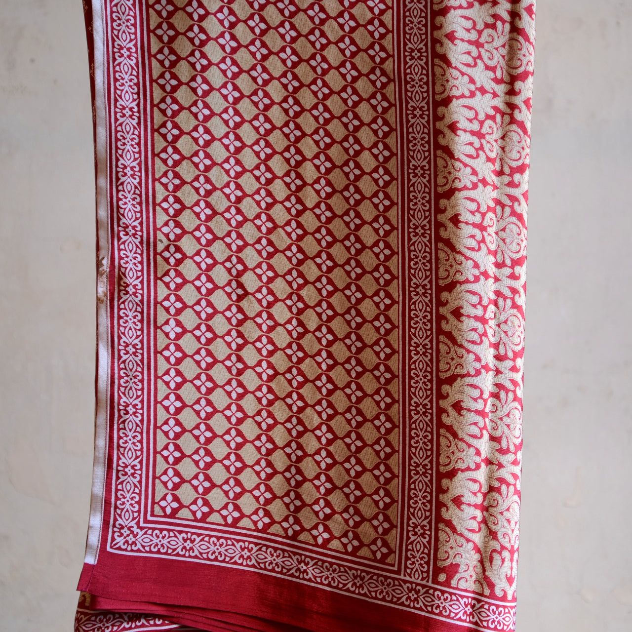 Vintage Pure Silk Saree Fabric