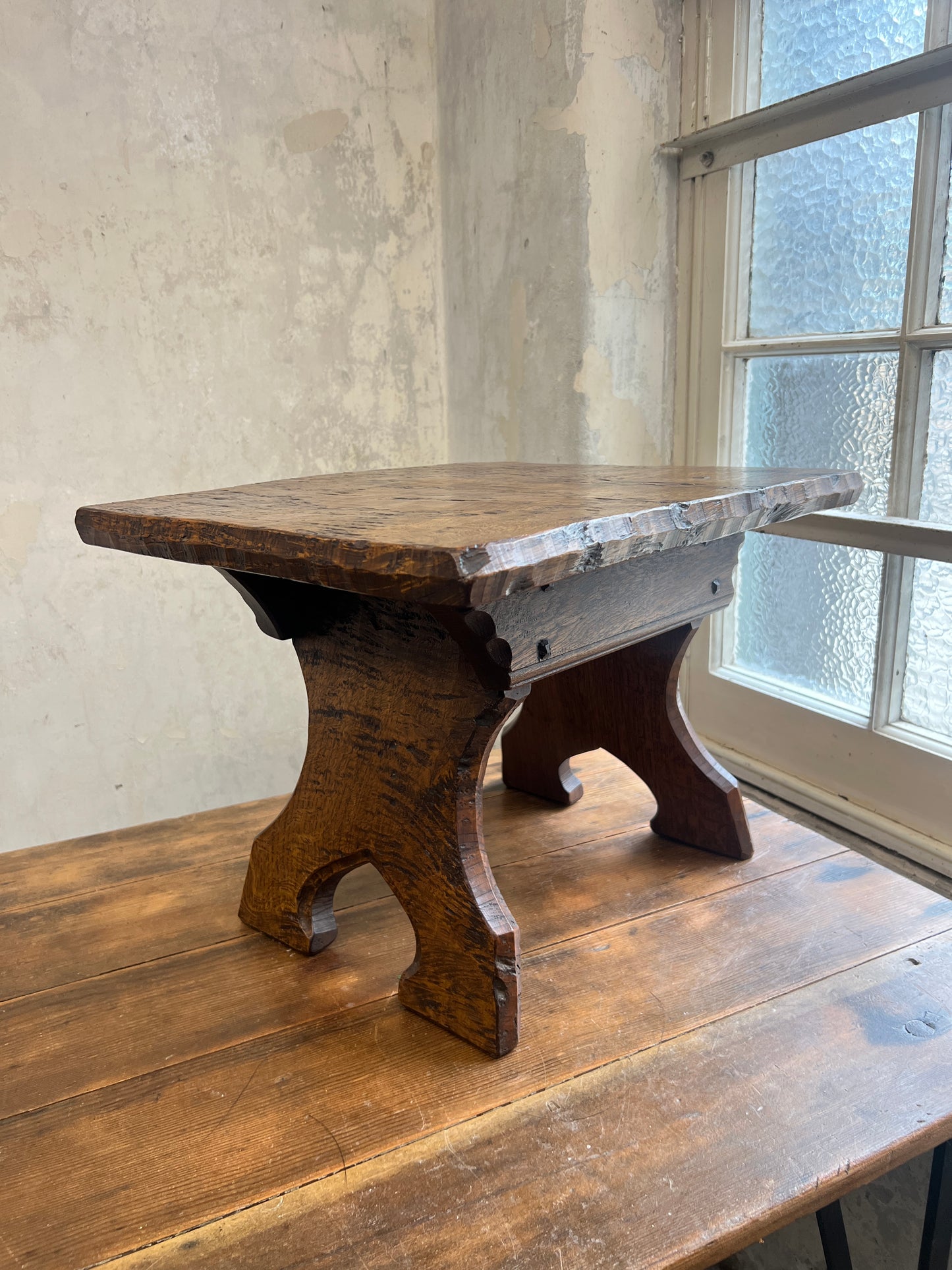 Jack Grimble of Cromer Oak Stool or Side Table