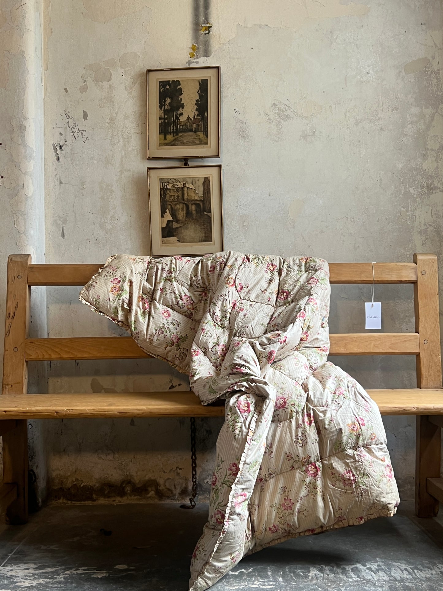 A 1930's Duck Feather Eiderdown