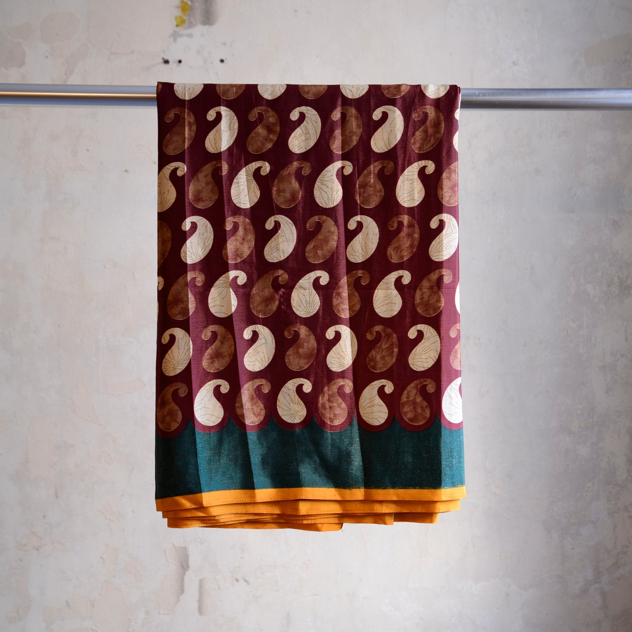 Vintage Pure Silk Saree Fabric