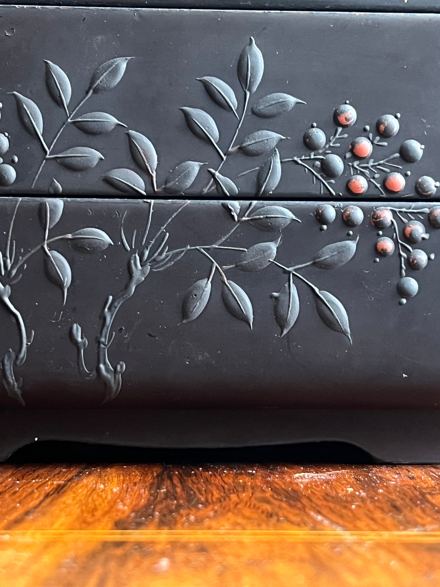 Japanese Lacquerware Two Layer Jubako Box - c1920