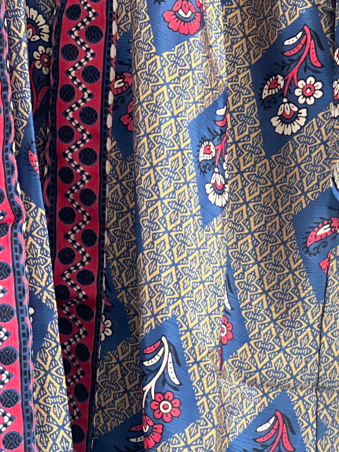 Vintage Saree Silk Trousers & Shirt Co-ordinated Set