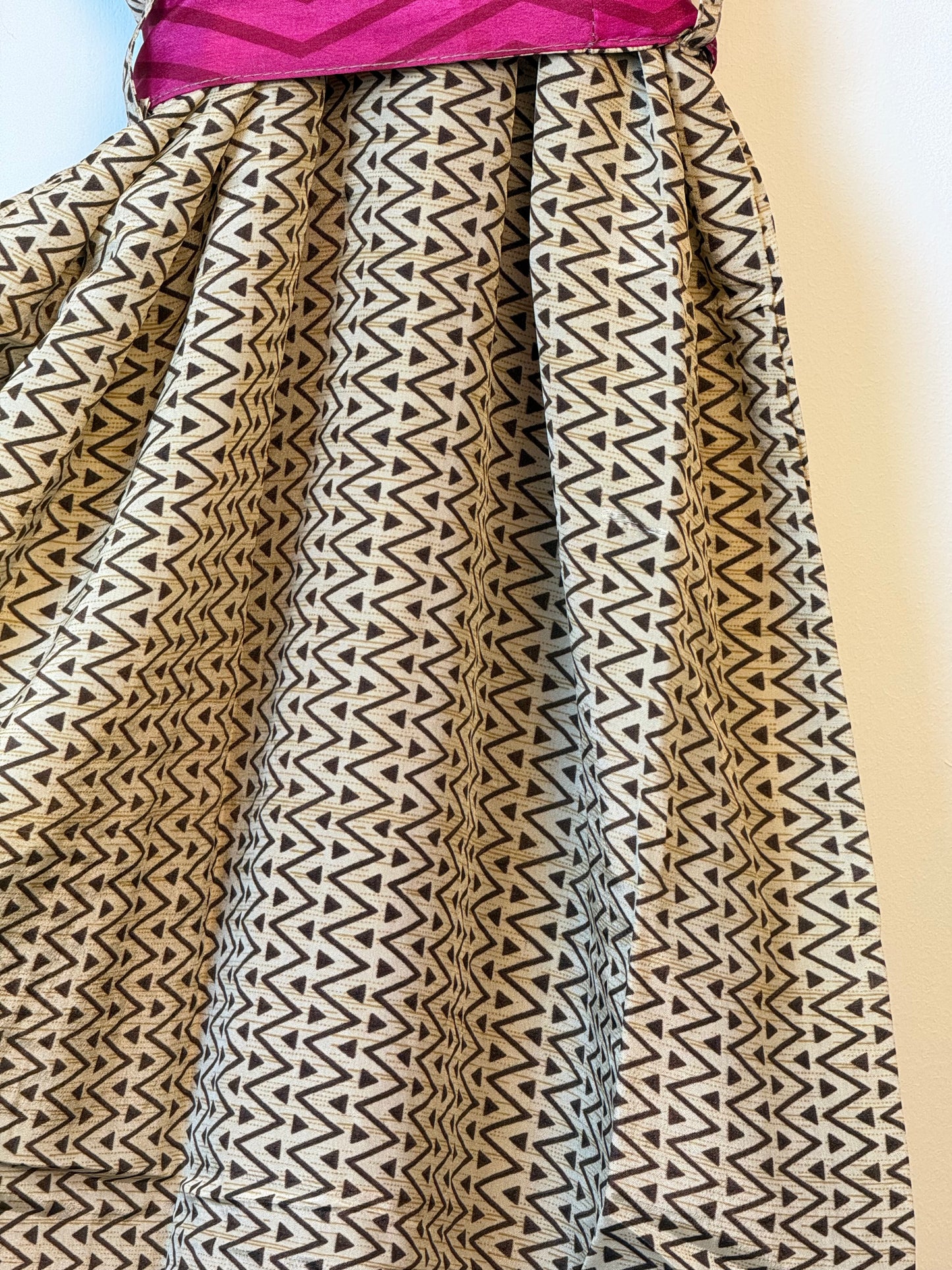 Vintage Saree Silk Kimono / Duster - Long