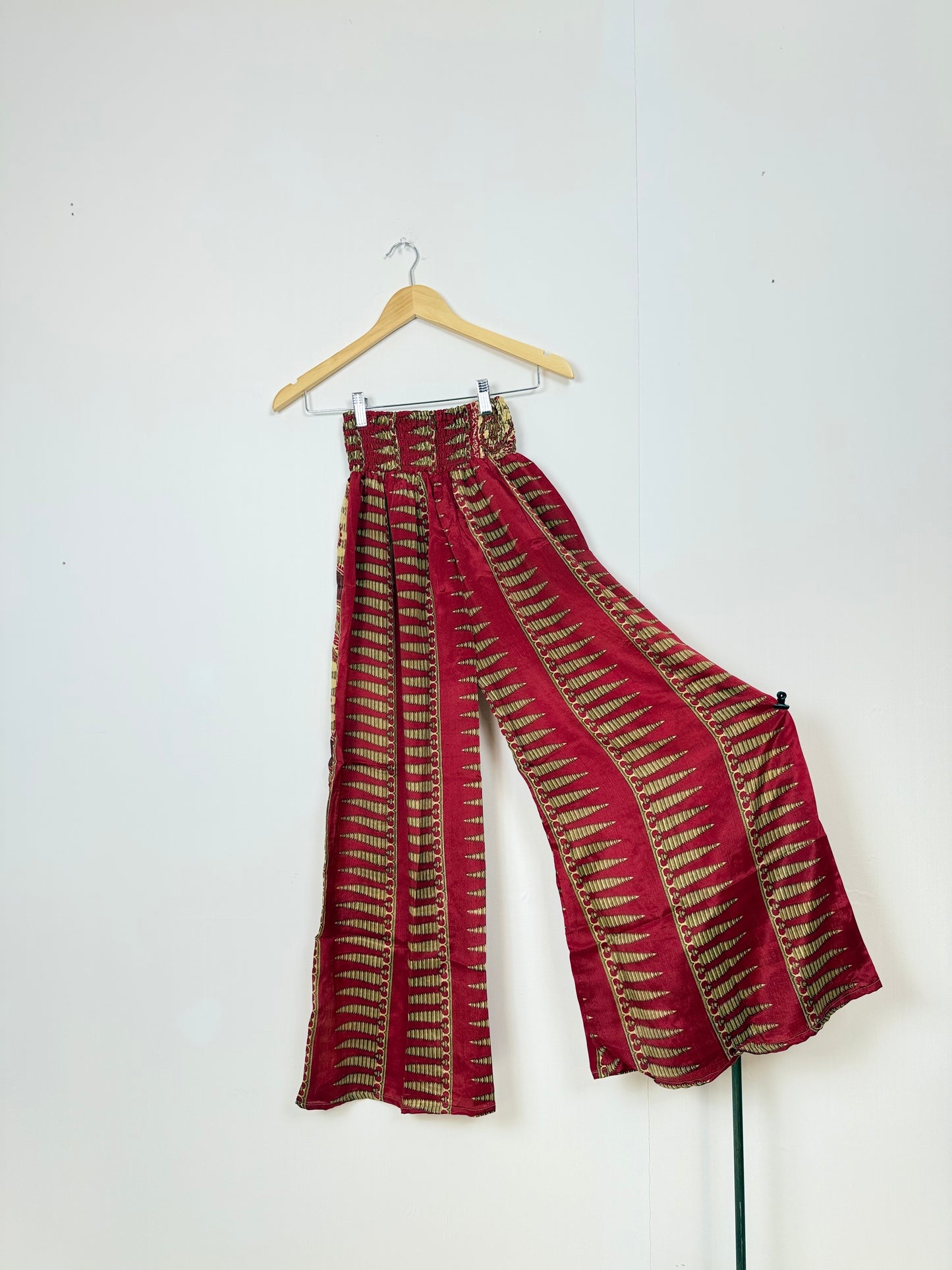 Vintage Saree Silk Trousers & Shirt Co-ordinated Set