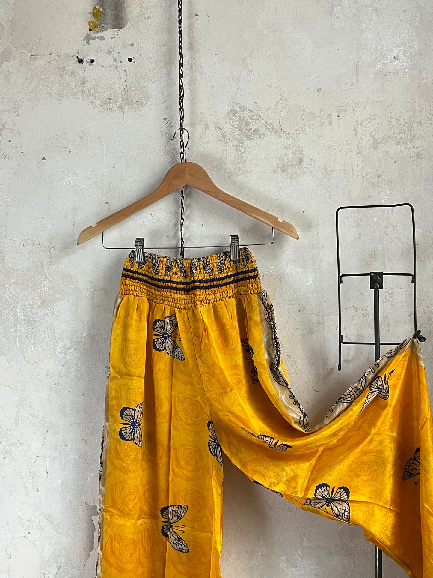 Vintage Saree Silk Trousers & Shirt Co-ordinated Set