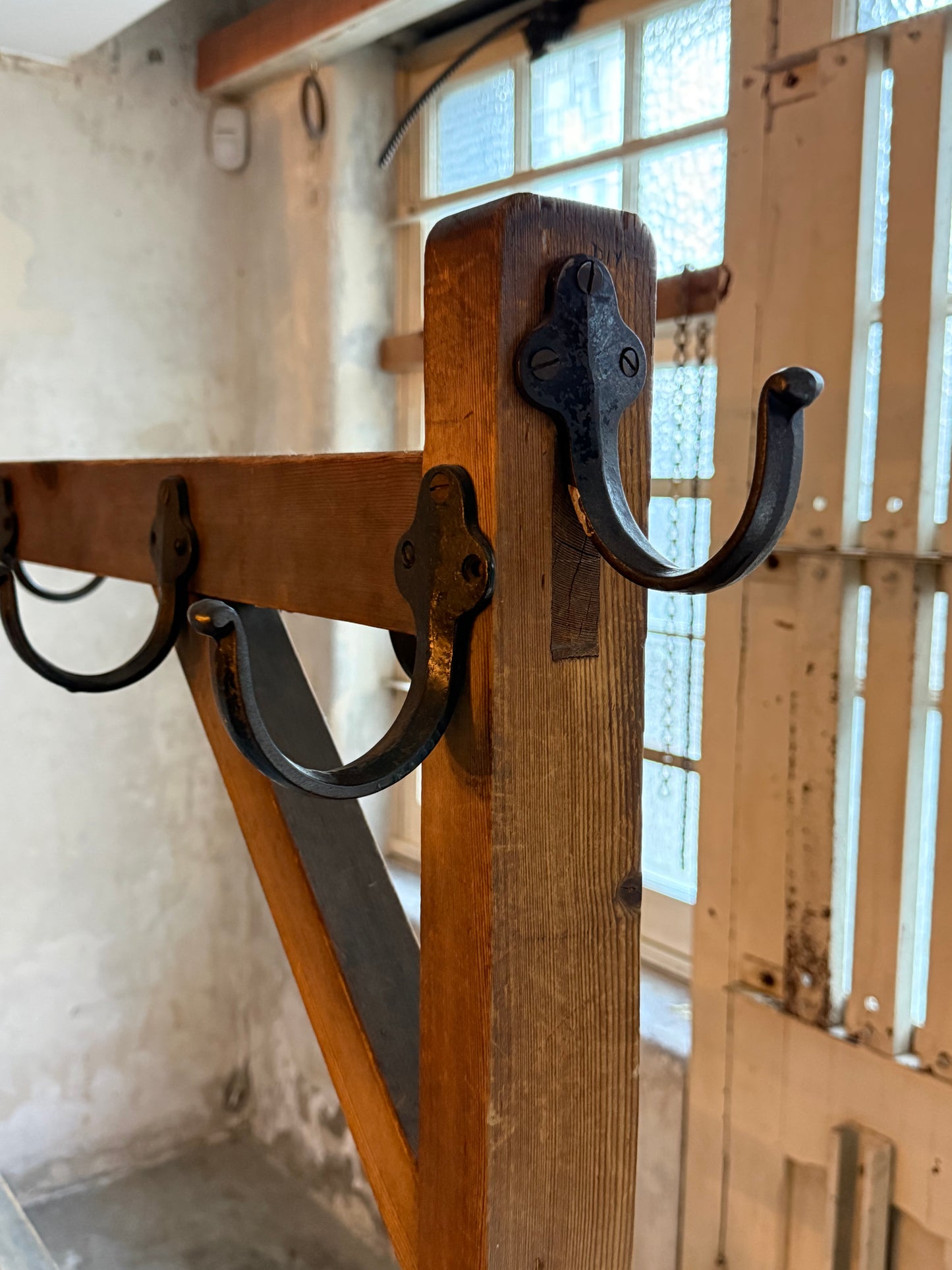 19thC Double Sided Ribbon Drying Rack