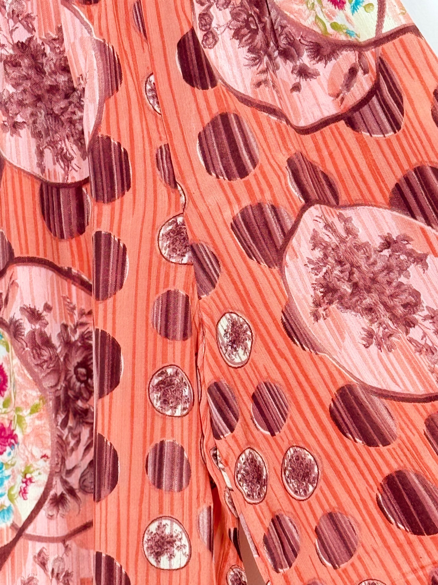 Vintage Saree Silk Trousers & Shirt Co-ordinated Set