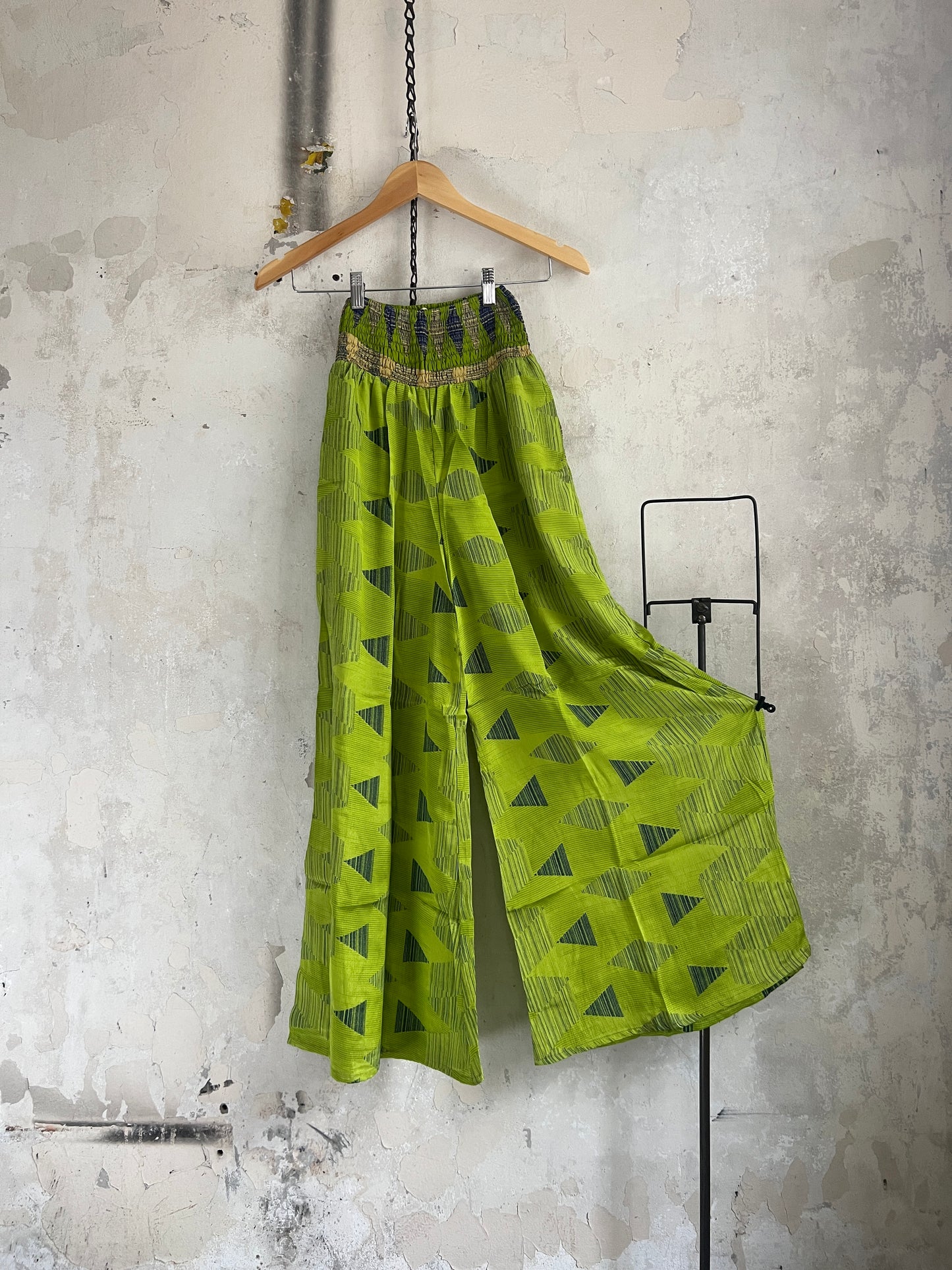 Vintage Saree Silk Trousers & Shirt Co-ordinated Set