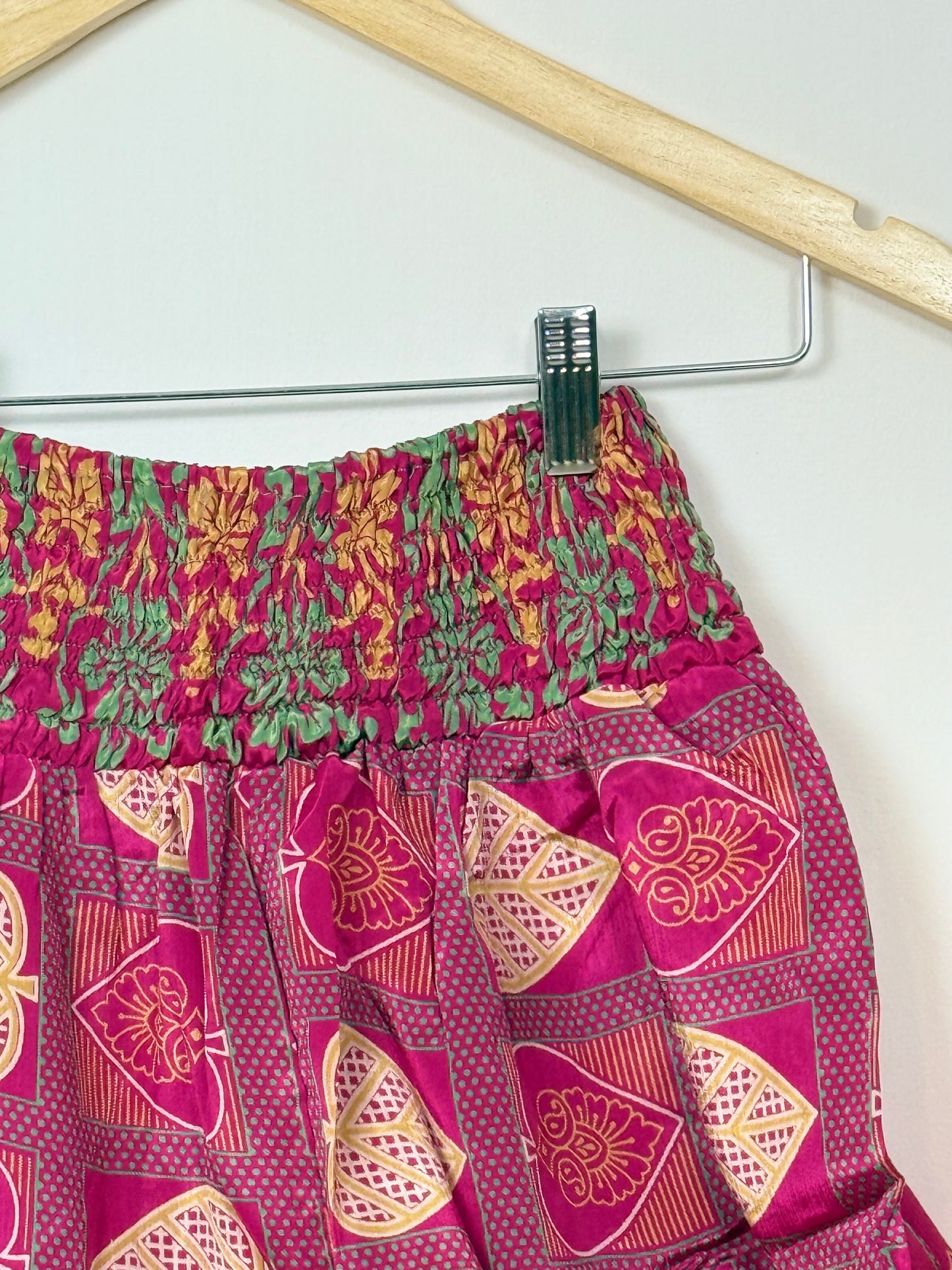 Vintage Saree Silk Trousers & Shirt Co-ordinated Set