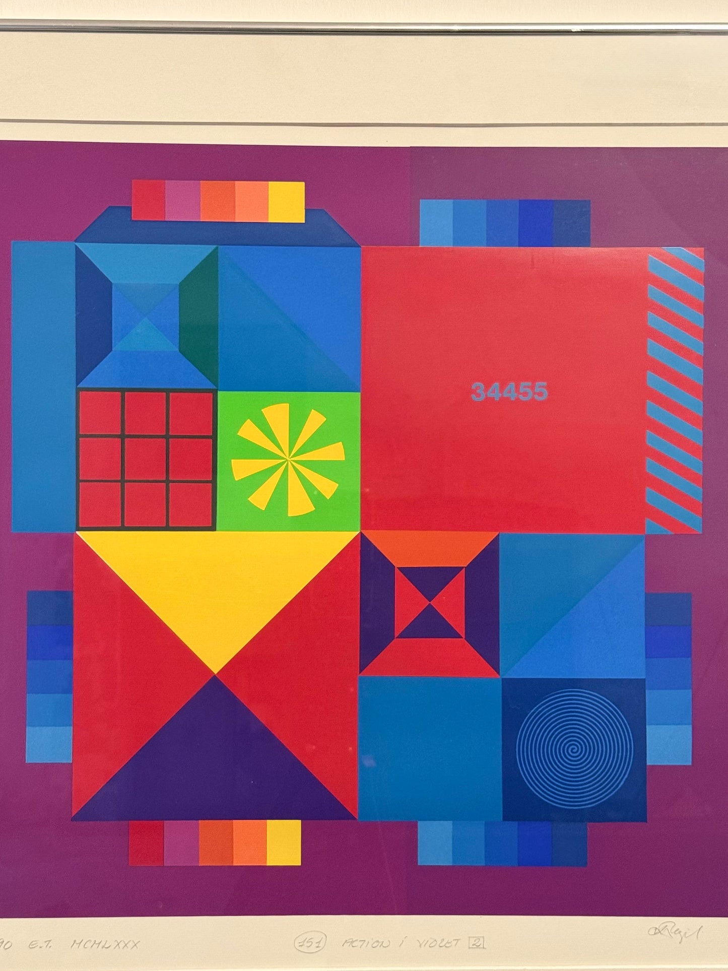 151 Action I Violet 2 - Karl Åge Riget - Danish | 1933 - 2001