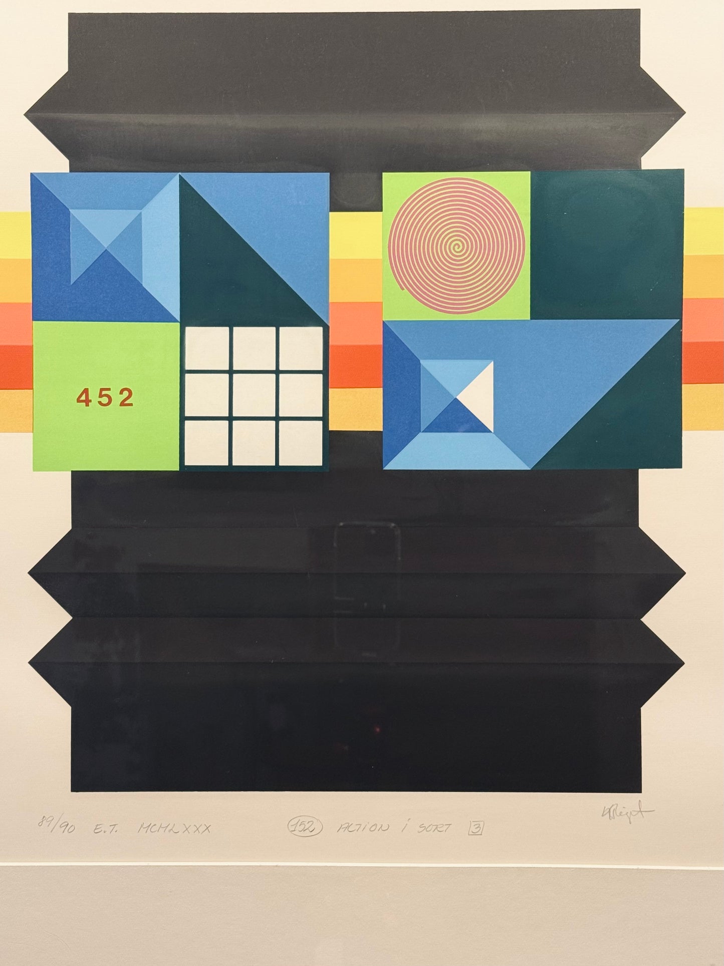 152 Action I Sort 3 - Karl Åge Riget - Danish | 1933 - 2001 (Copy)