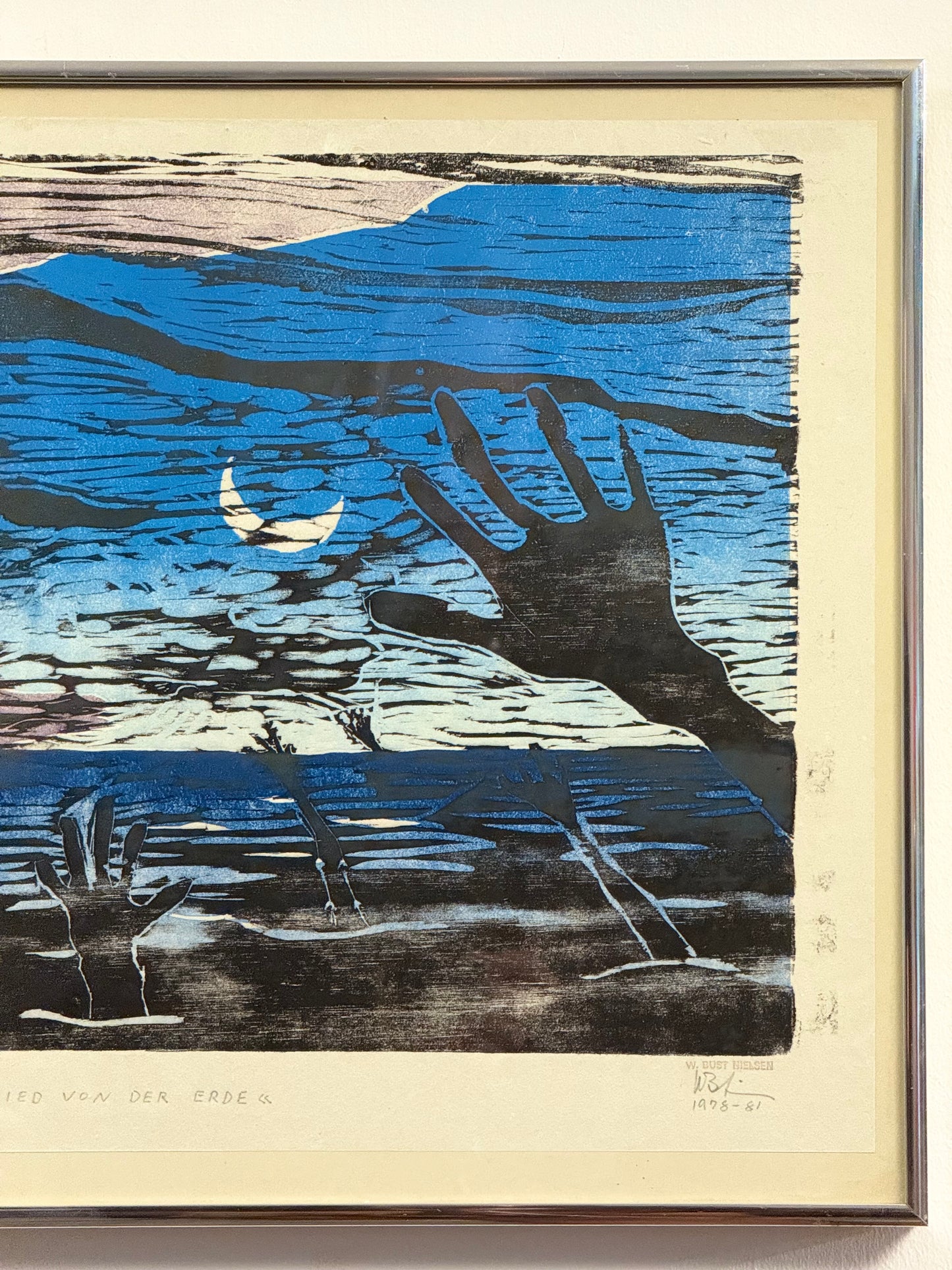 Das Lied Von Der Erde - Woodcut Block Print - W. Bust Nielson 1978-81