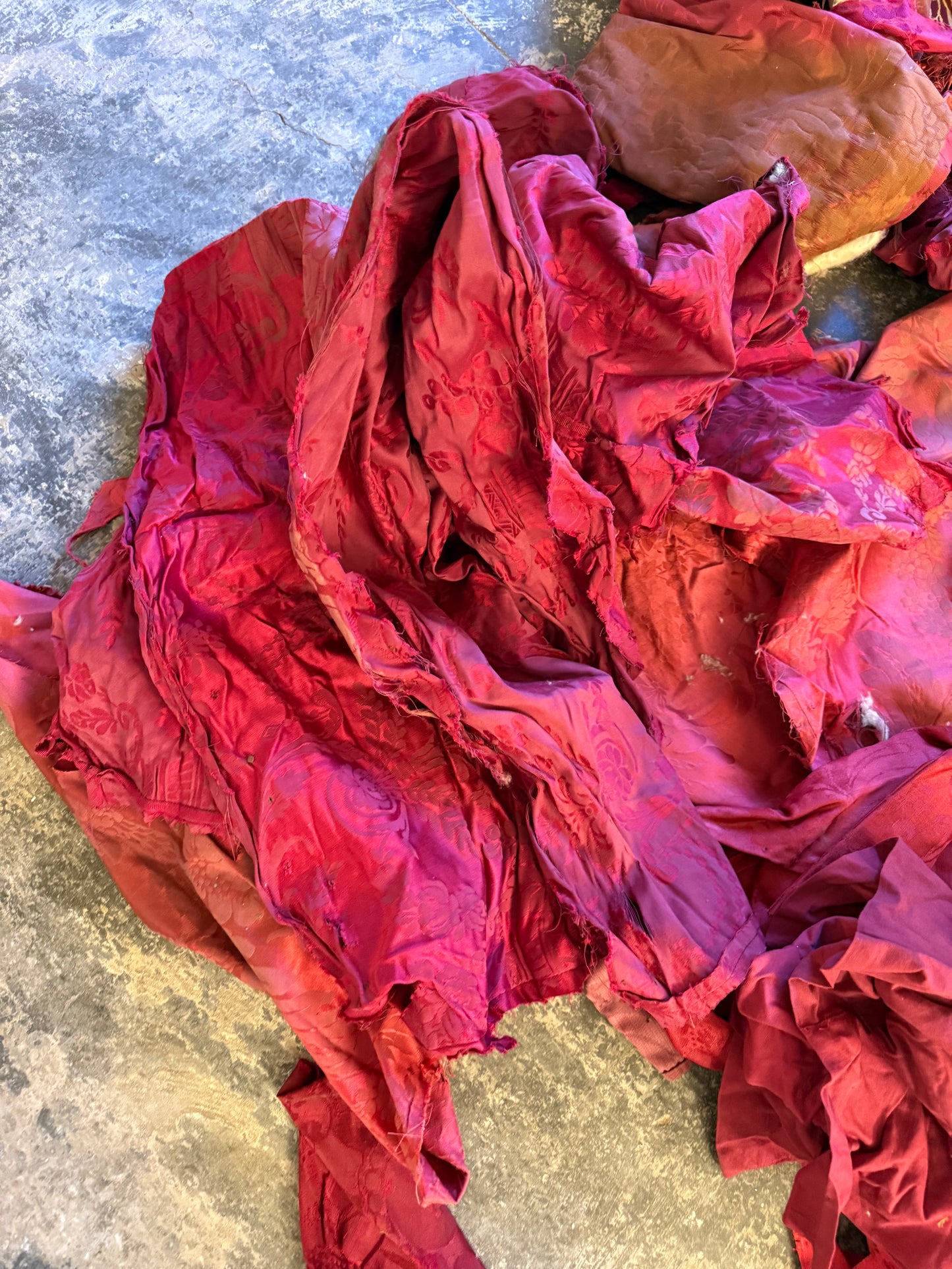 Penicuik House, Scotland ~ Scrap Fabrics, Trims etc