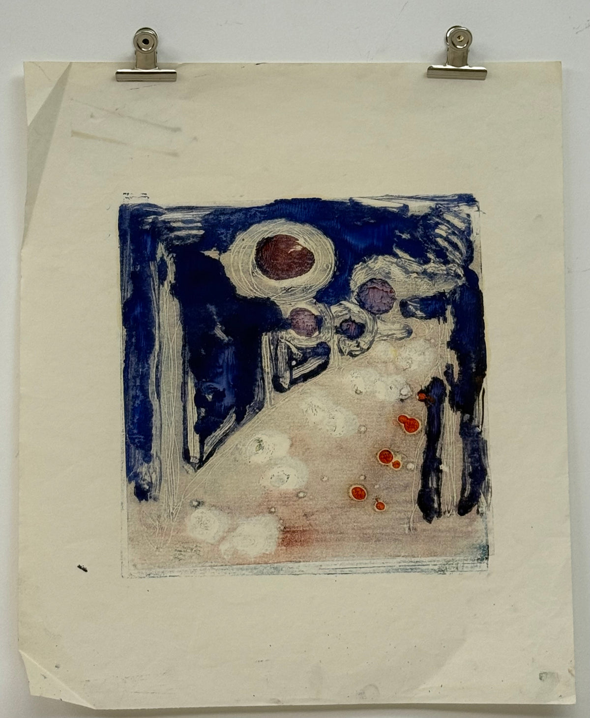 Monoprint Flowers III - ISOBEL COLVILLE Scottish | 1935 - 2025