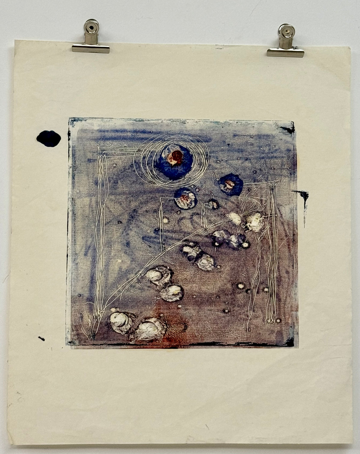Monoprint Flowers - ISOBEL COLVILLE Scottish | 1935 - 2025