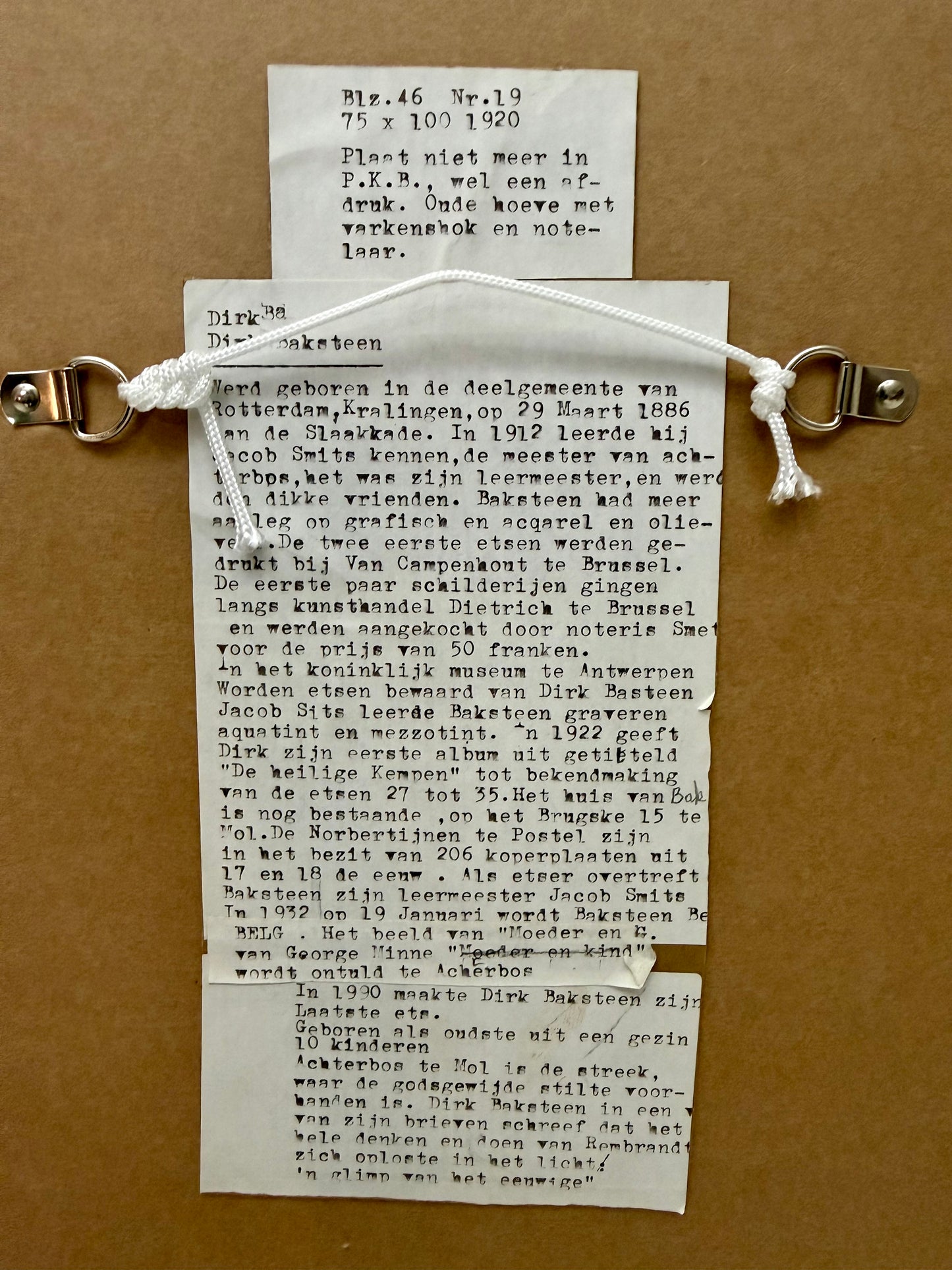 Old Farmhouse with Pigsty | Dirk Baksteen (Belgian | 1886 - 1971)