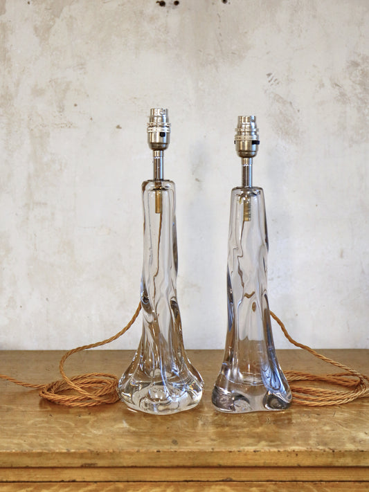 A Pair of Angus Sillars for Strathearn Glass Table Lamps