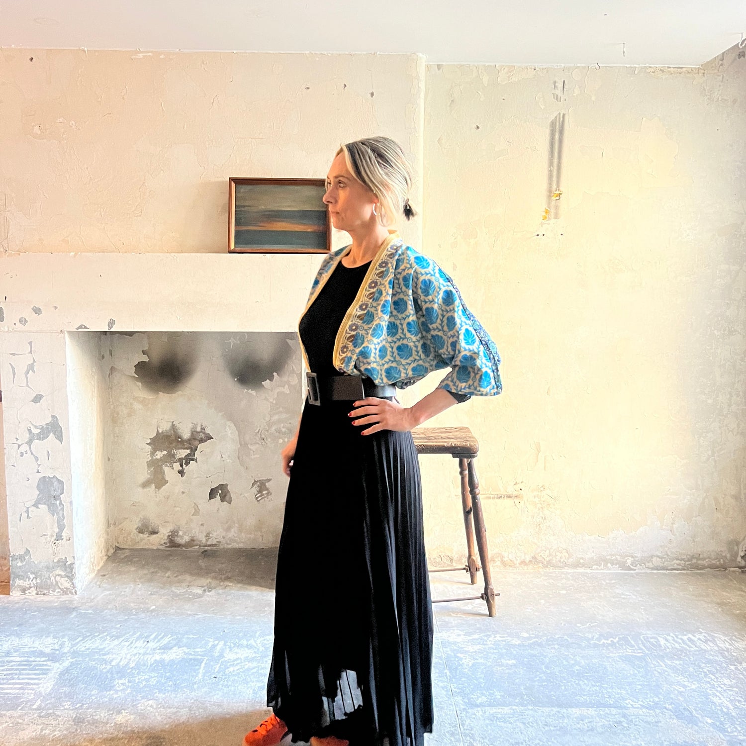 Vintage Saree Silk Shirts and Shrugs