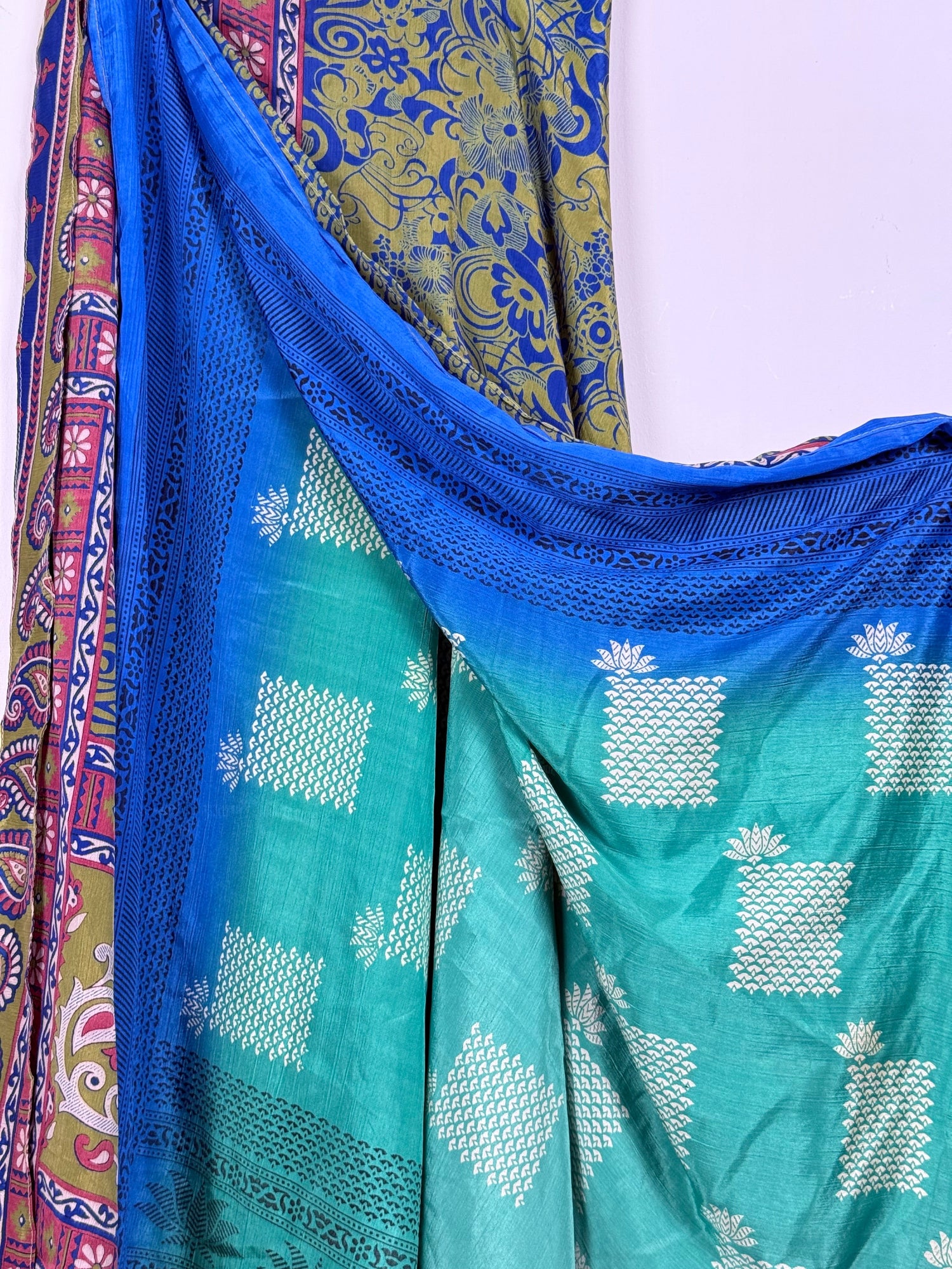 Vintage Saree Silk Wrap Skirts