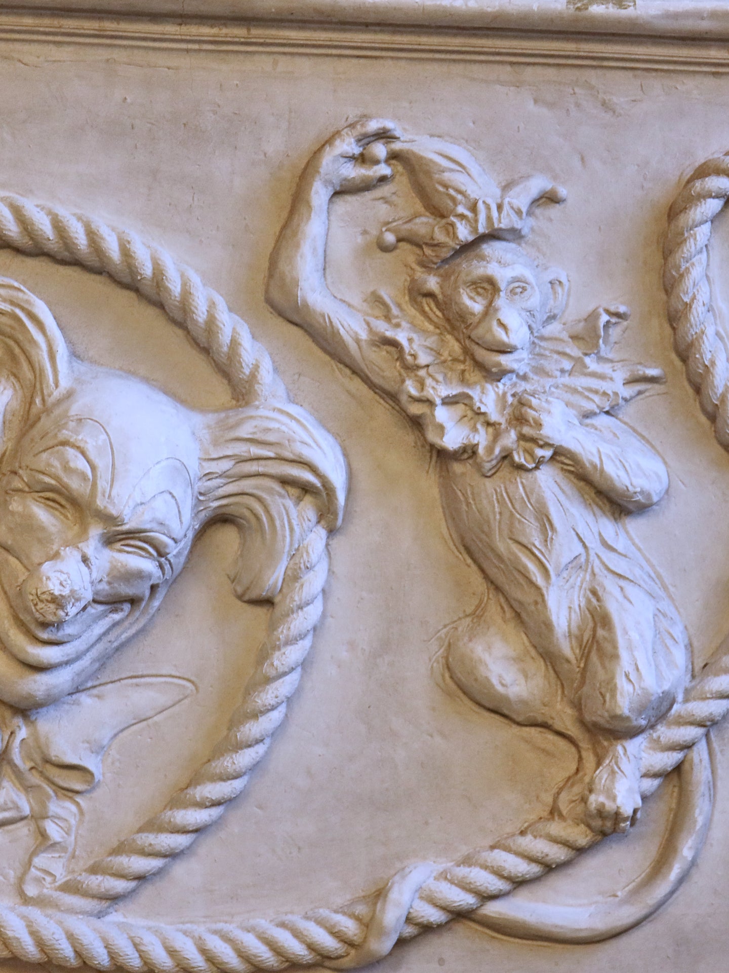 Large Plaster “Comedy & Tragedy” Theatre Panels