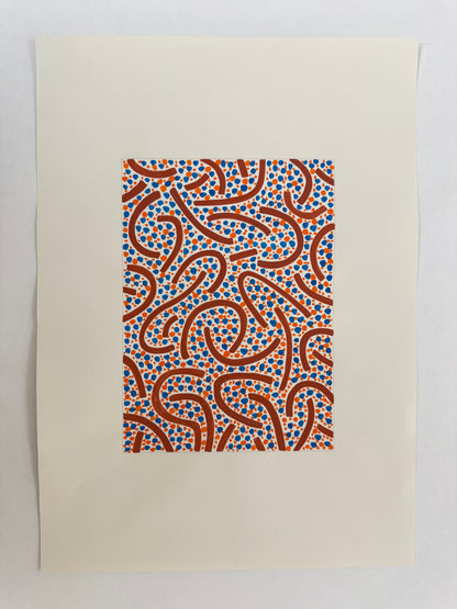 Pointillist Ink on Paper Original Artwork No.34 - ARTHUR ALLAN WILSON, Scottish | 1944-2024