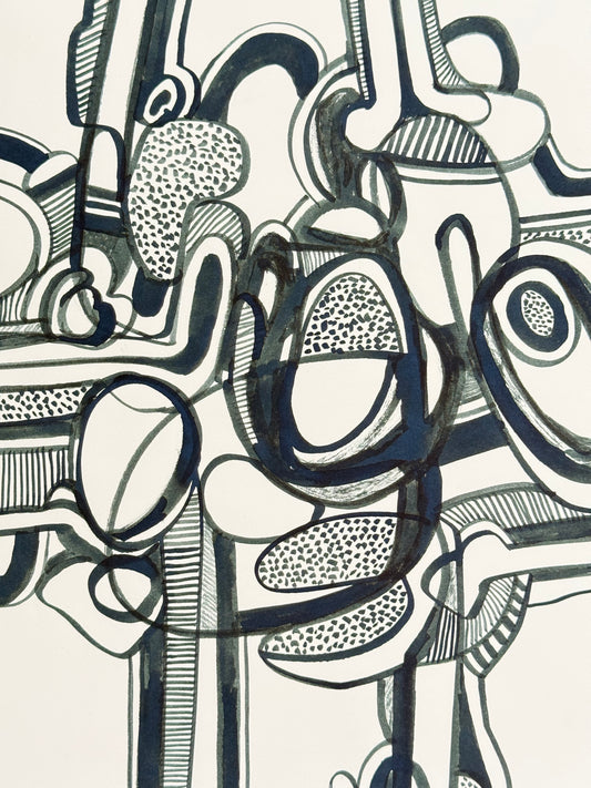 Monochromatic Original Artwork No.240 - ARTHUR ALLAN WILSON, Scottish | 1944-2024