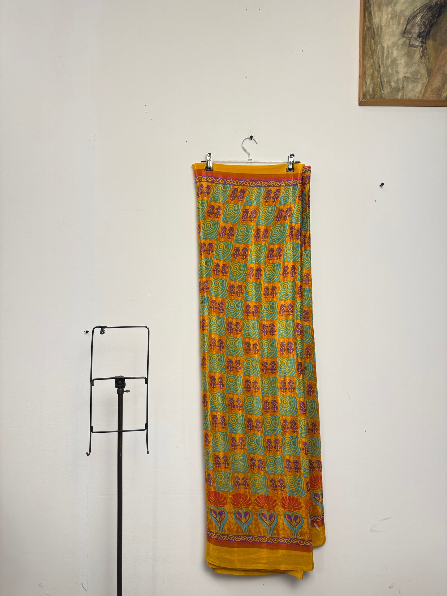 Vintage Pure Silk Saree Fabric