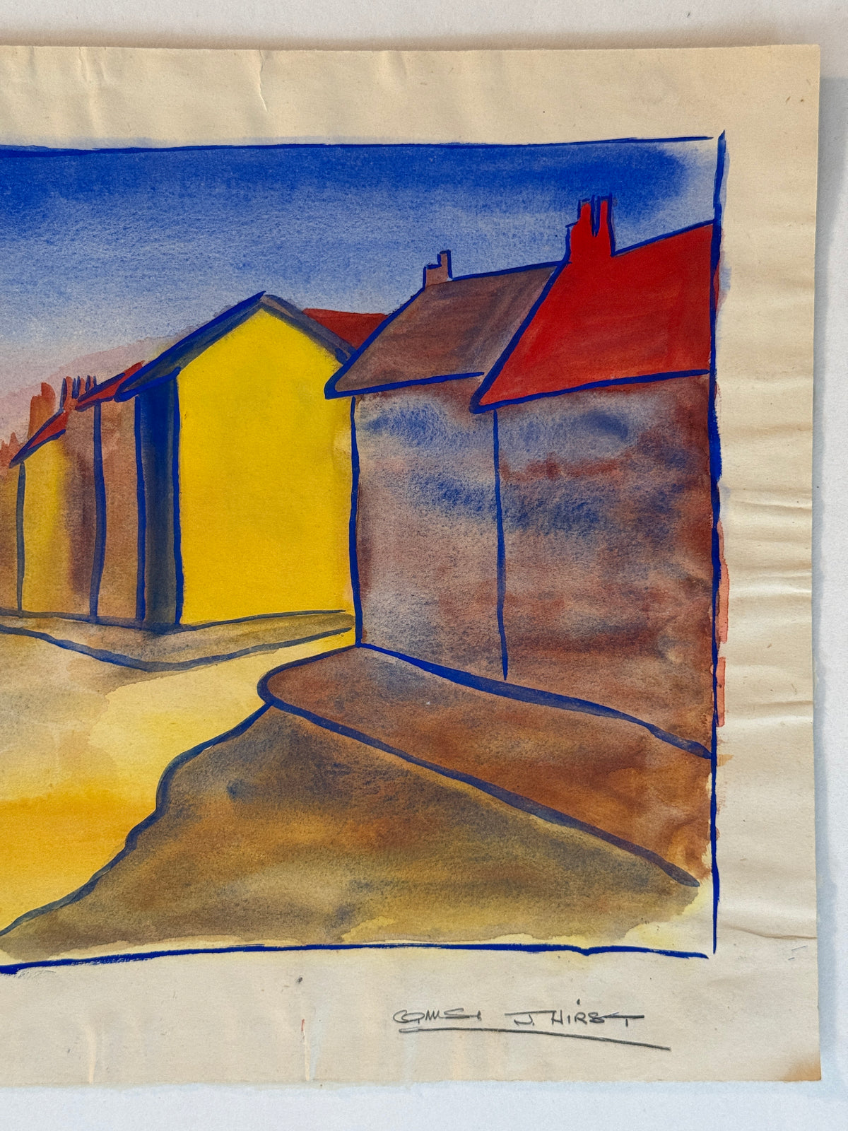 WW2 Art, Class taught by RENDELL WELLS, Scottish | 1911-1997 - J. Hirst