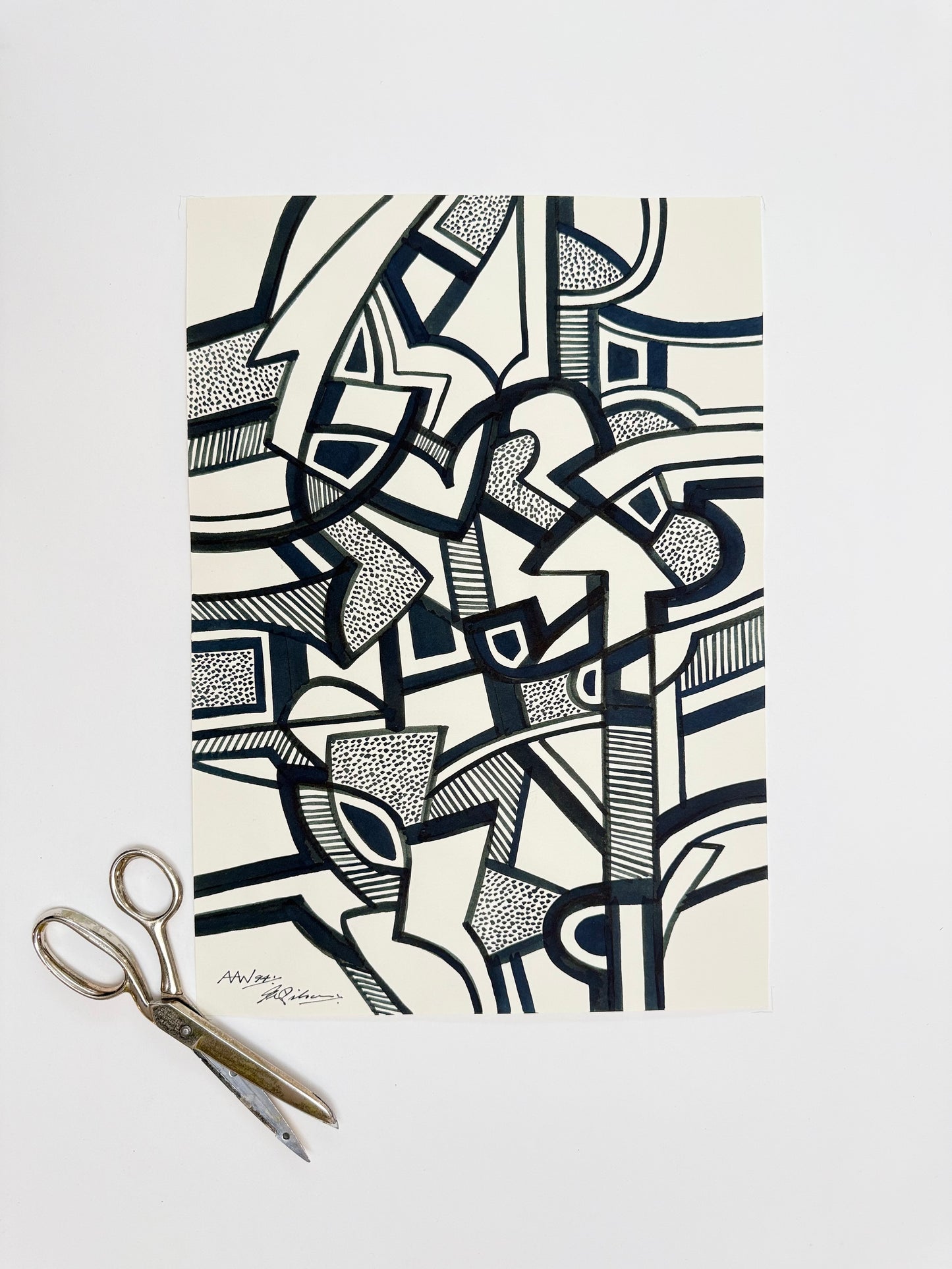 Monochromatic Original Artwork No.242 - ARTHUR ALLAN WILSON, Scottish | 1944-2024