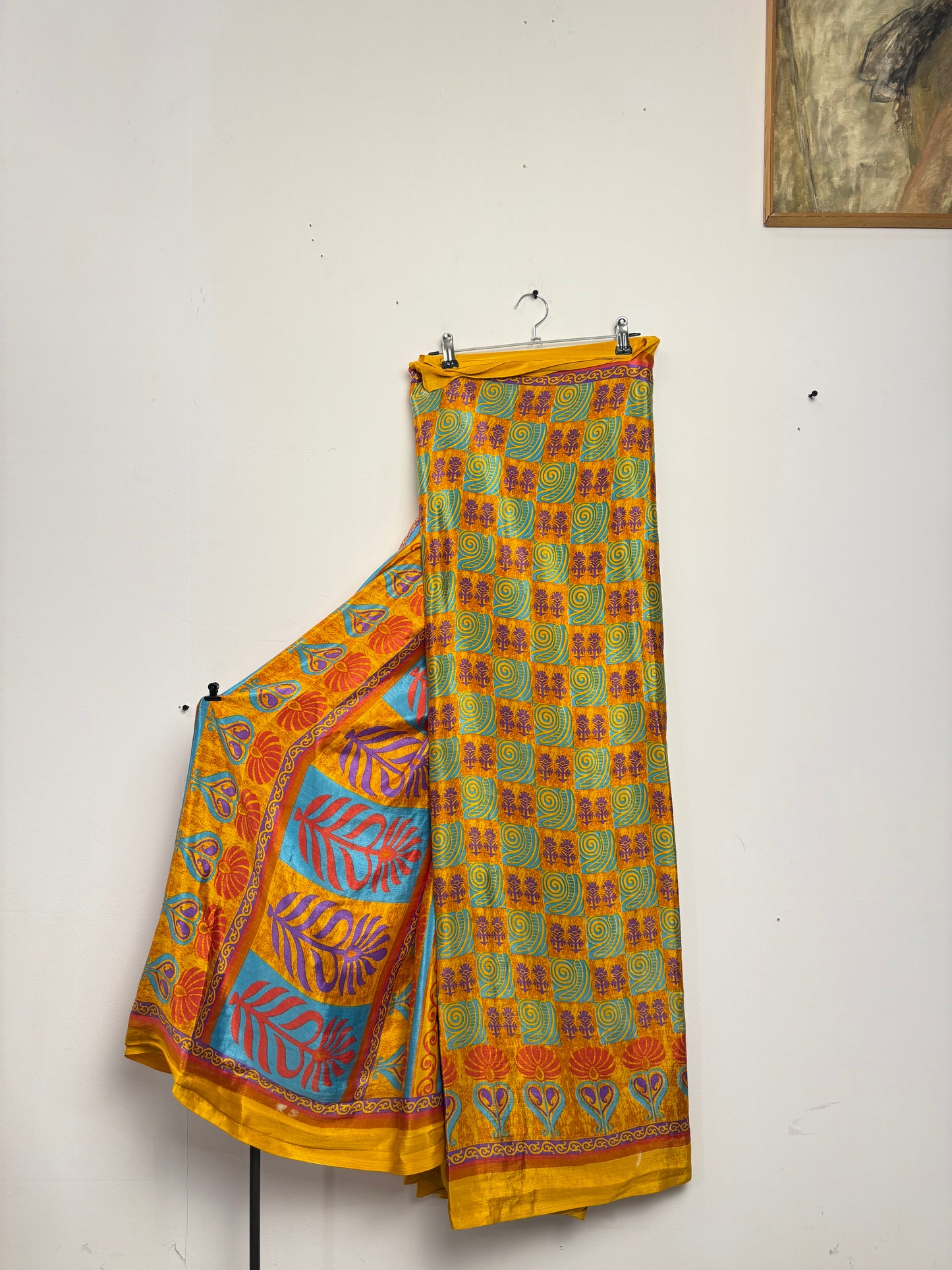 Vintage Pure Silk Saree Fabric