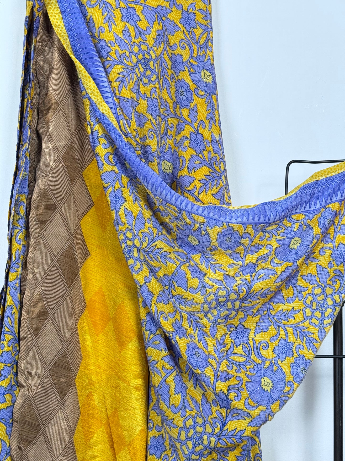 Vintage Saree Silk Wrap Skirt