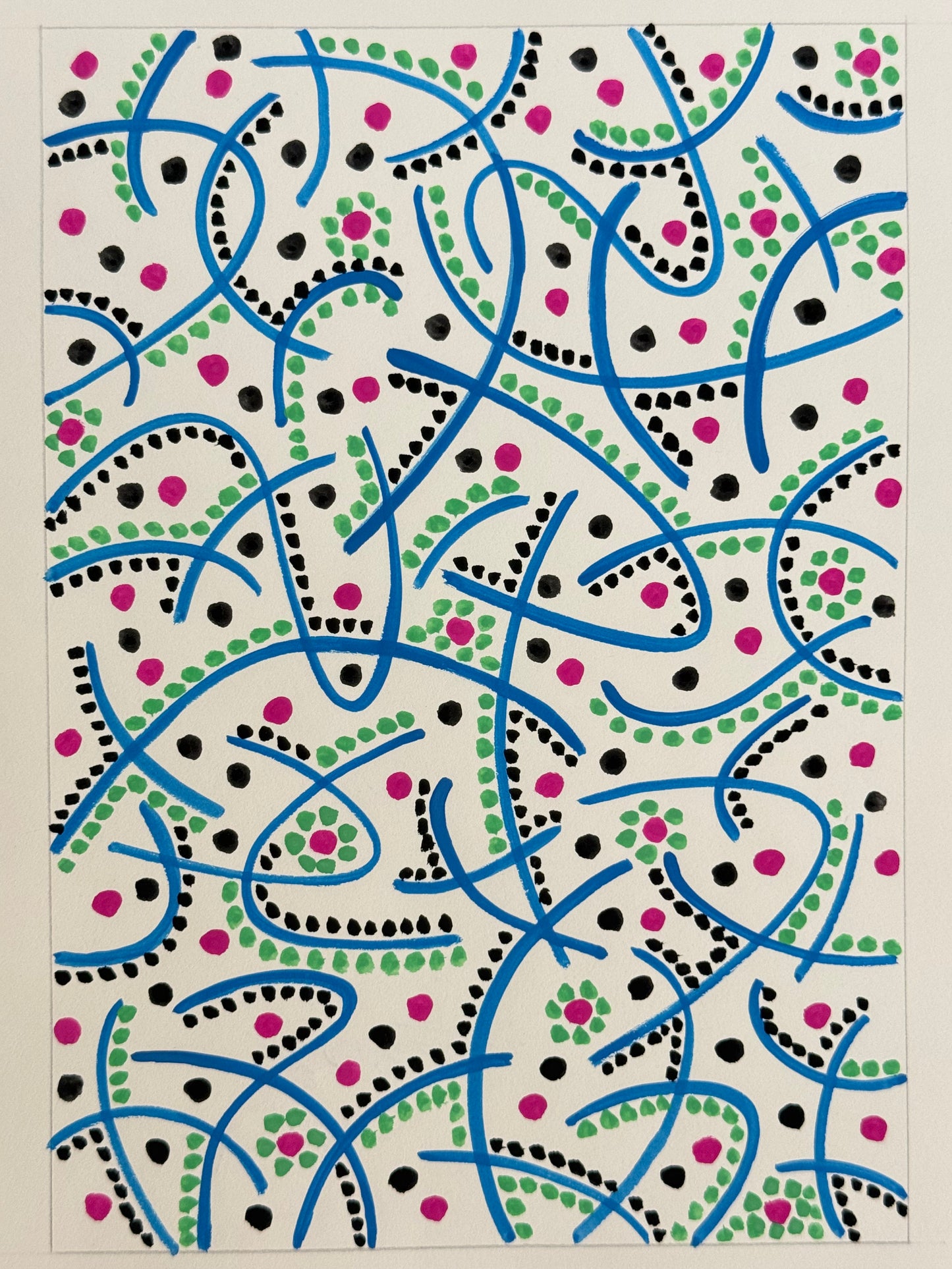 Pointillist Ink on Paper Original Artwork No.20 - ARTHUR ALLAN WILSON, Scottish | 1944-2024