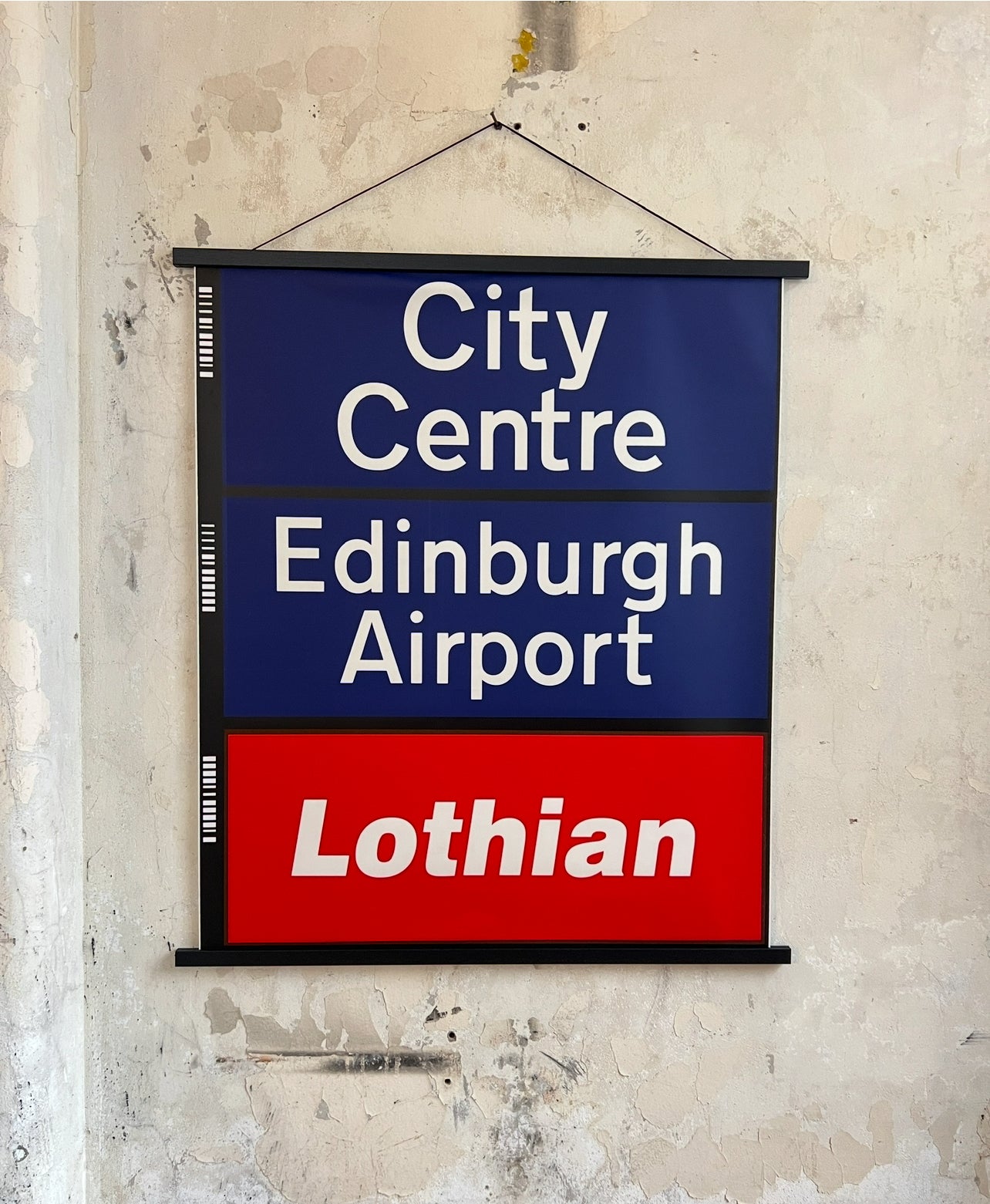 Edinburgh Destination Bus Blind - City Centre / Edinburgh Airport