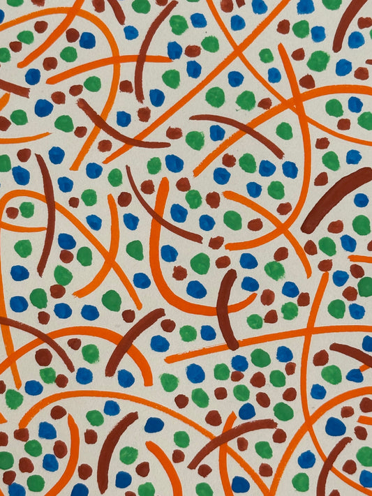 Pointillist Ink on Paper Original Artwork No.7 - ARTHUR ALLAN WILSON, Scottish | 1944-2024