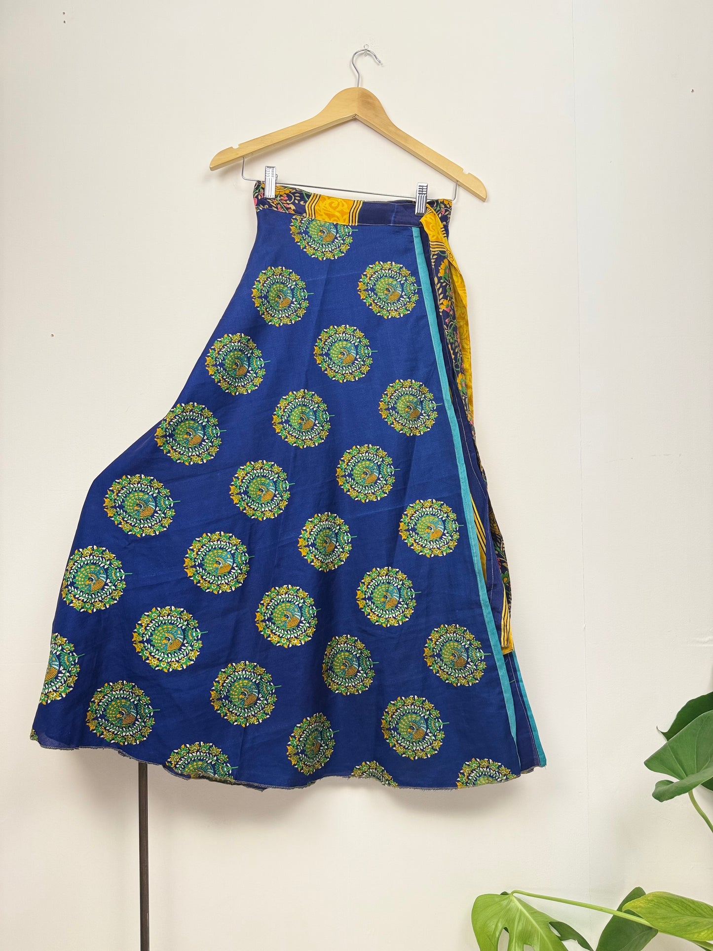 Vintage Saree Silk Wrap Skirt