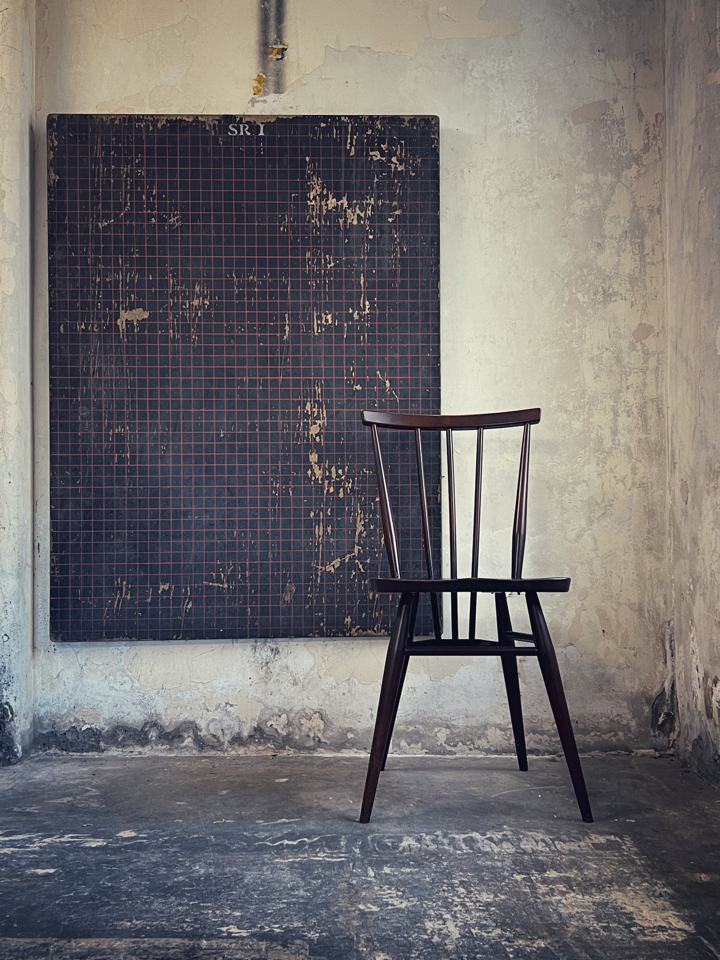 1950’s Gridded School Blackboard - SR I