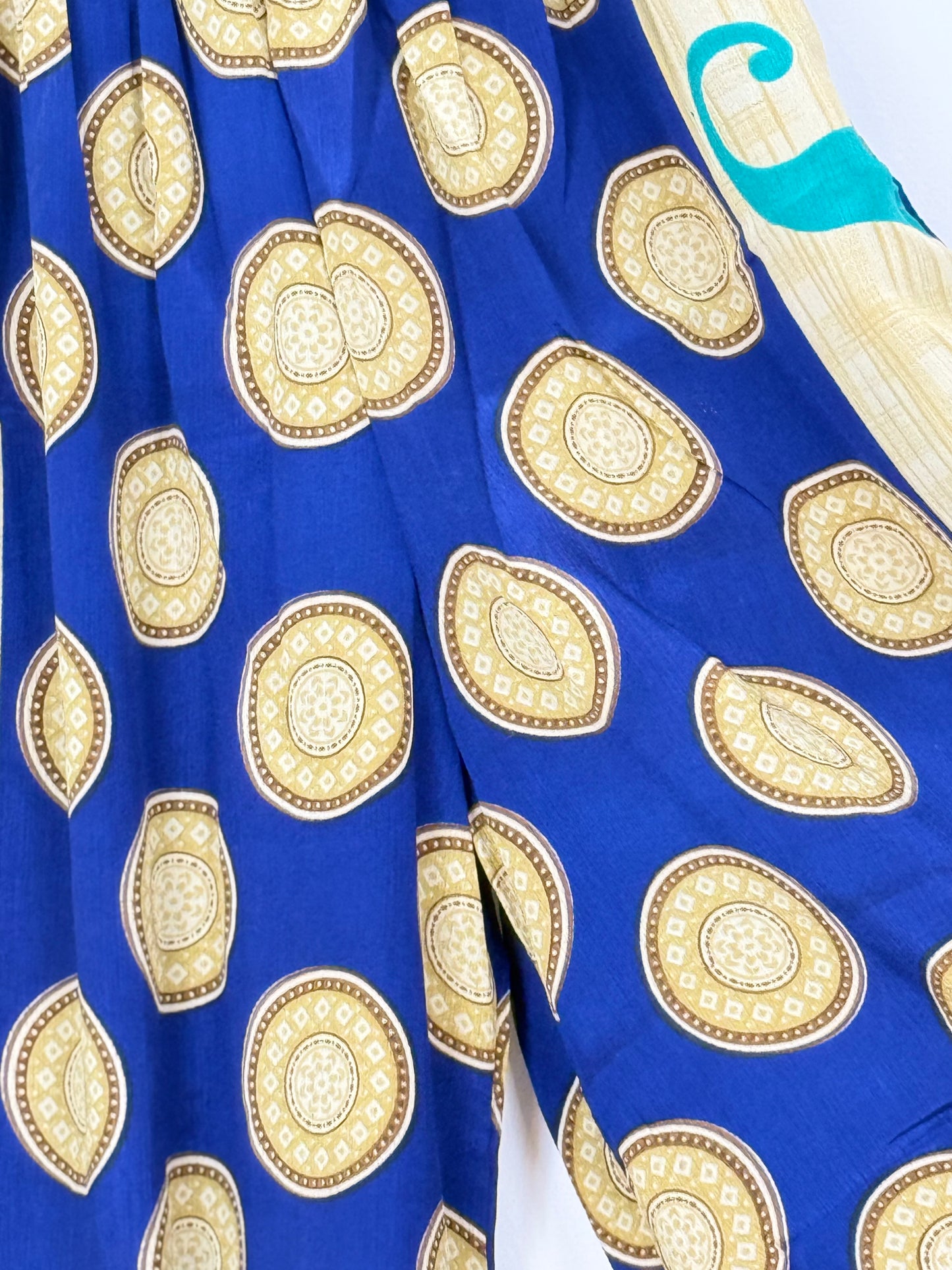 Vintage Saree Silk Trousers & Shirt Co-ordinated Set