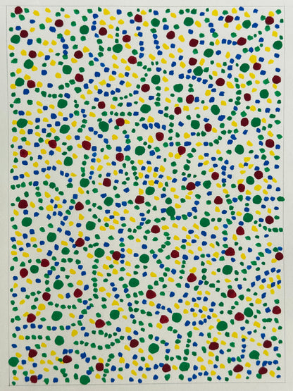 Pointillist Ink on Paper Original Artwork No.12 - ARTHUR ALLAN WILSON, Scottish | 1944-2024