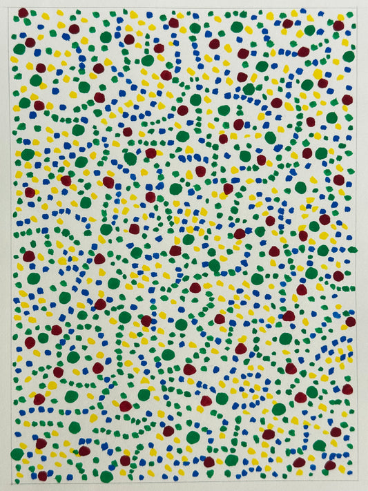 Pointillist Ink on Paper Original Artwork No.12 - ARTHUR ALLAN WILSON, Scottish | 1944-2024
