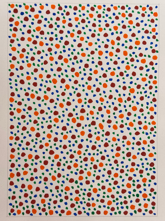 Pointillist Ink on Paper Original Artwork No.33 - ARTHUR ALLAN WILSON, Scottish | 1944-2024