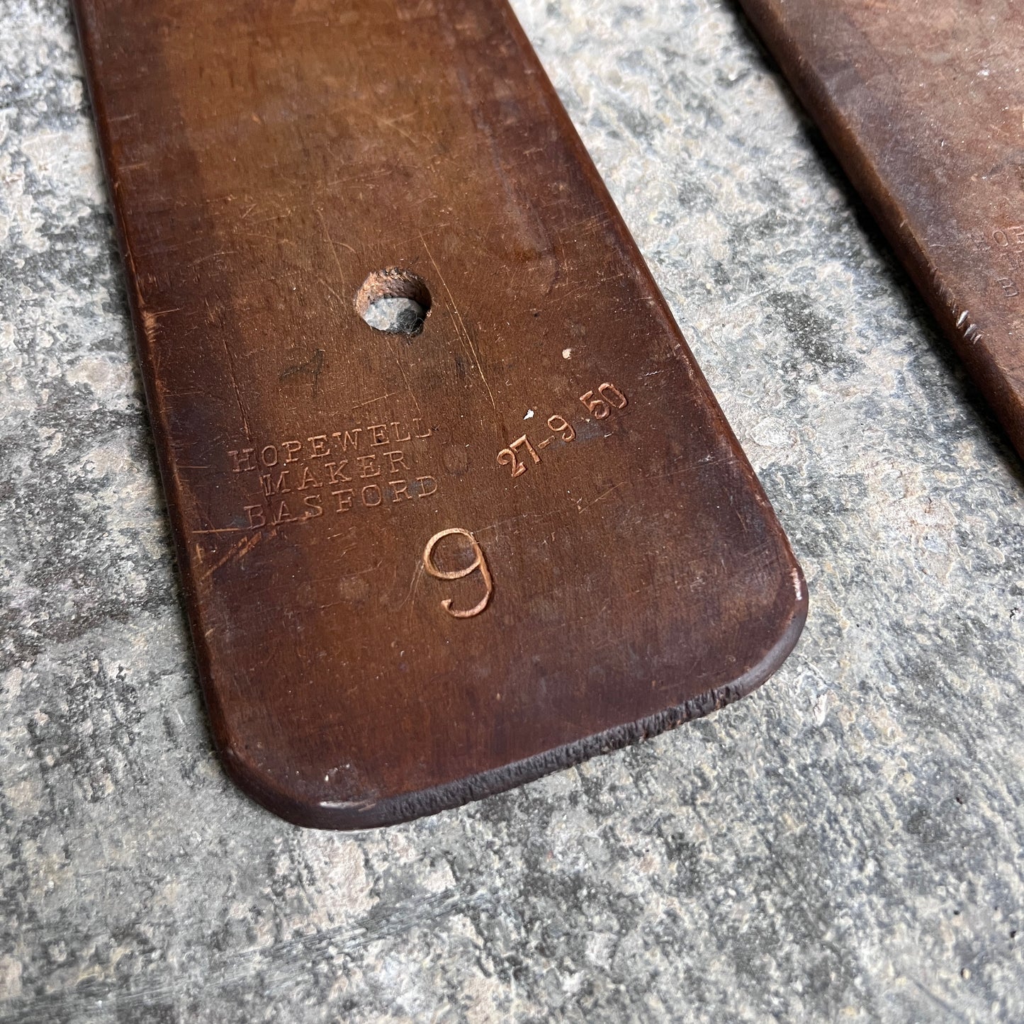 Set of Six Hopewell Maker English Mahogany Sock Frames