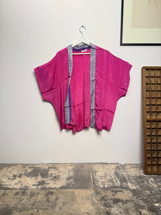 Vintage Saree Silk Shrug Blouse