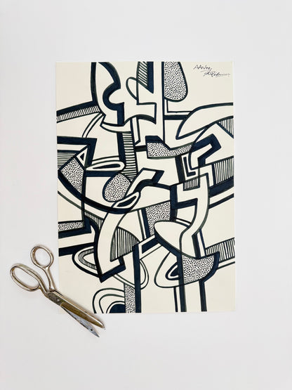 Monochromatic Original Artwork No.236 - ARTHUR ALLAN WILSON, Scottish | 1944-2024