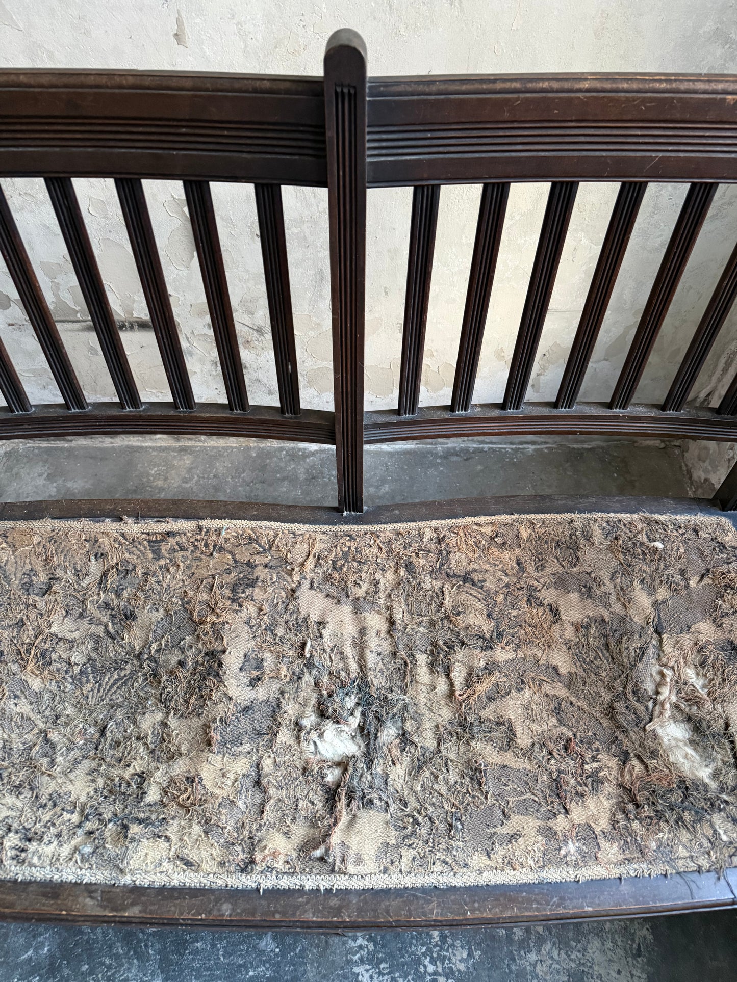 A Two Seater Hall Bench