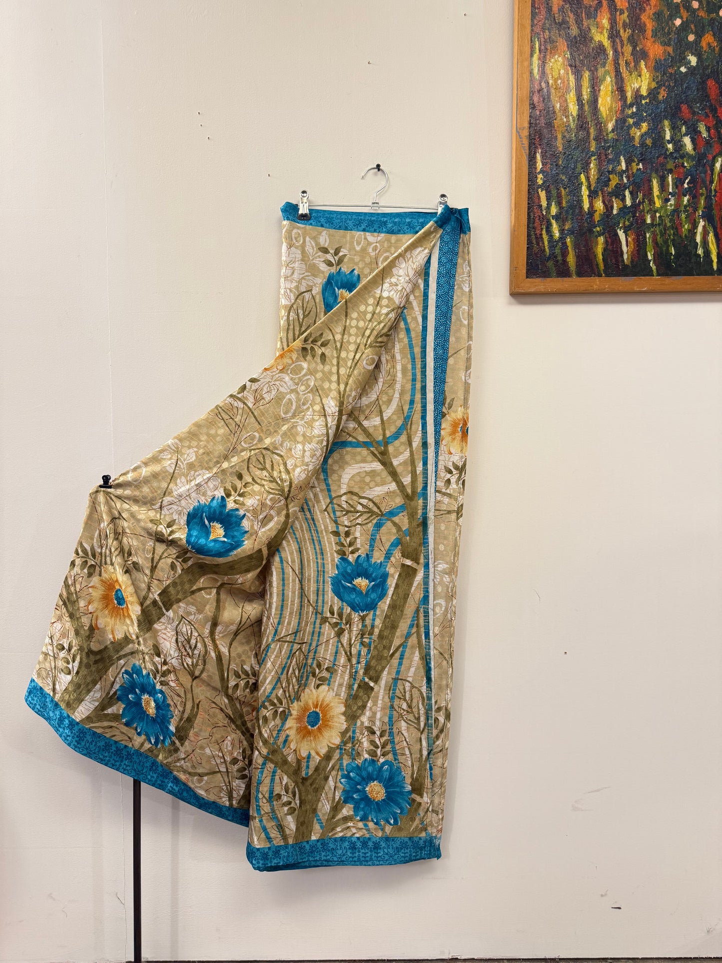 Vintage Pure Silk Saree Fabric