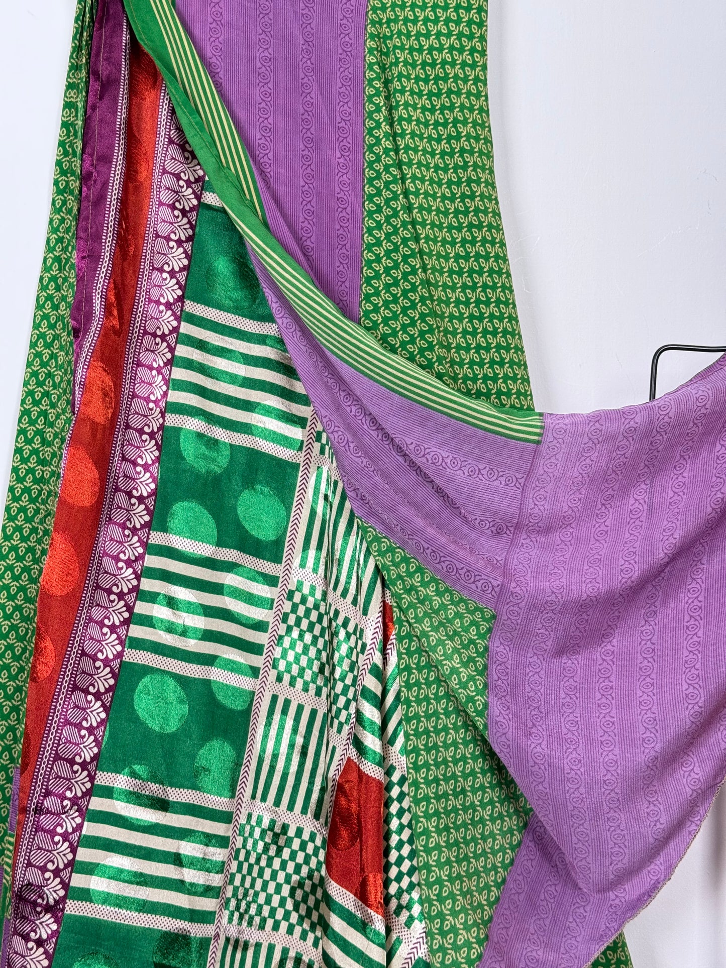 Vintage Saree Silk Wrap Skirt