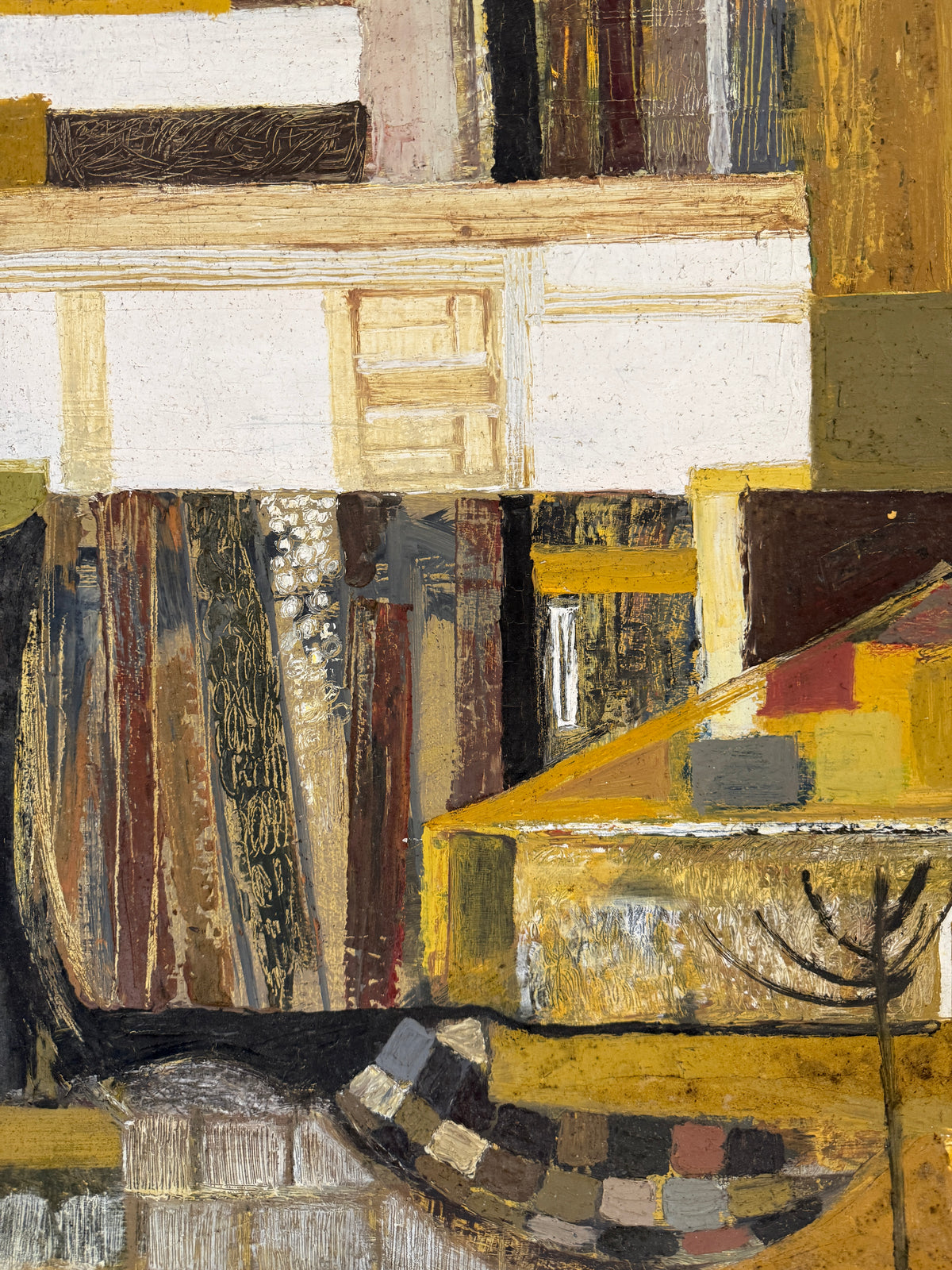 1965 British Modernist Townscape | E. Meldrum