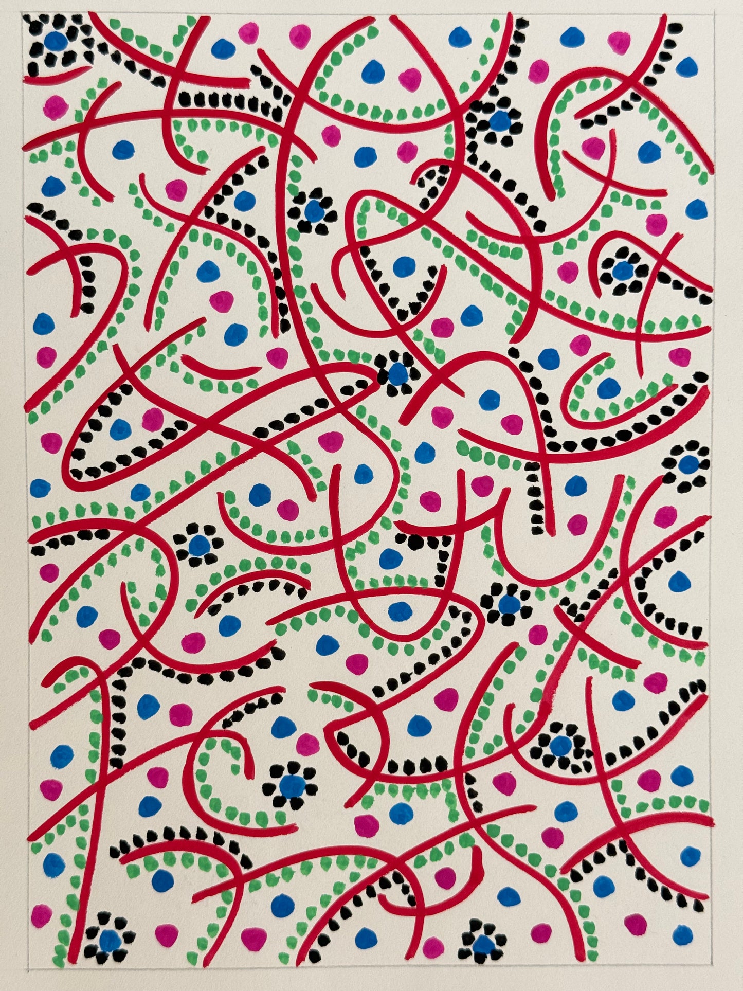 Pointillist Ink on Paper Original Artwork No.24 - ARTHUR ALLAN WILSON, Scottish | 1944-2024